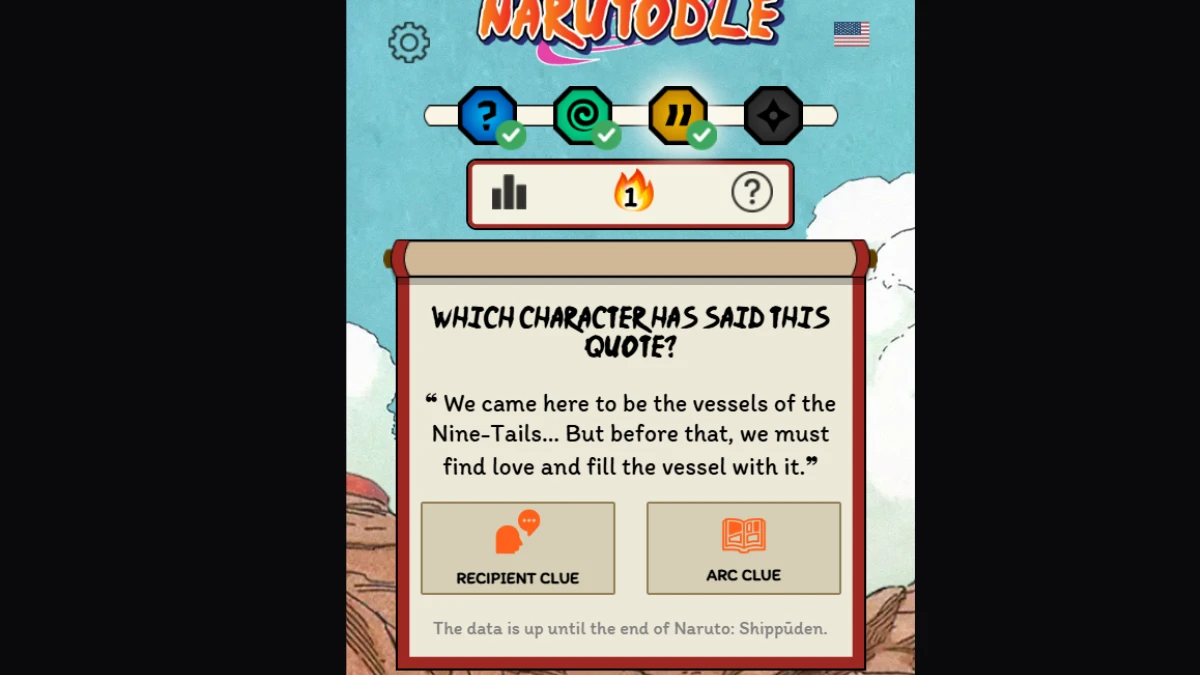 Narutodle Answers for Today December 13, 2024, Classic, Jutsu, Quote, and Eye