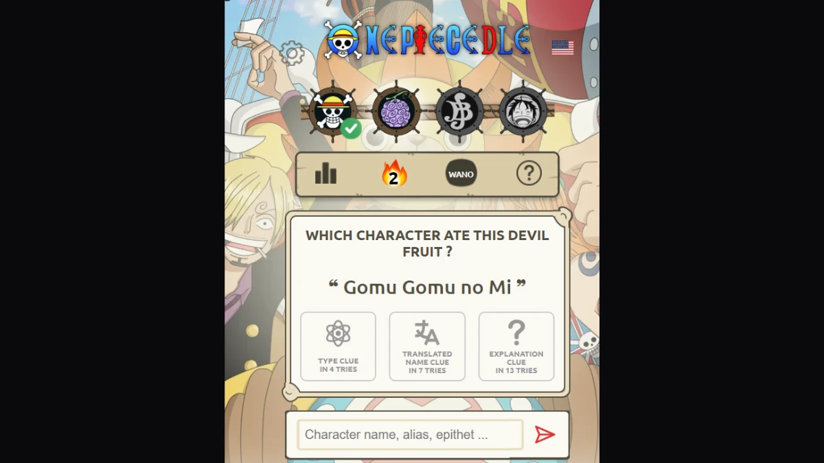 Onepiecedle Answers Today December 04, 2024: Classic, Devil Fruit, Wanted, Laugh