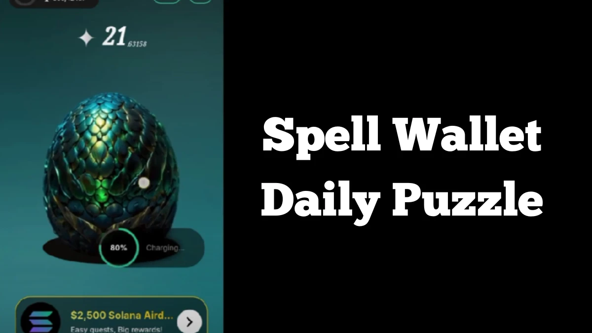 Spell Wallet Daily Puzzle 09 December 2024