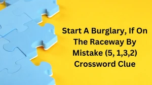 Start A Burglary, If On The Raceway By Mistake (5, 1,3,2) Crossword Clue Puzzle Answer from December 11, 2024