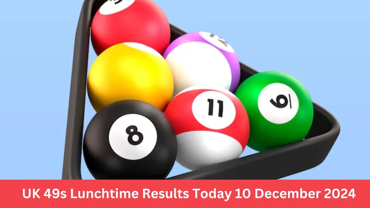 UK 49s Lunchtime Results Today 10 December 2024