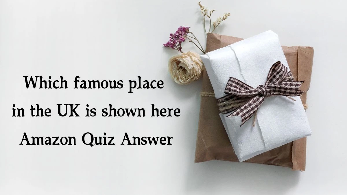 Which famous person is depicted in this statue Amazon Quiz Answer Today December 20, 2024