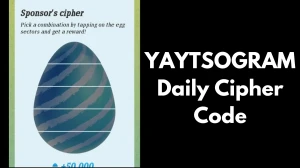 YAYTSOGRAM Daily Cipher Code 13 December 2024