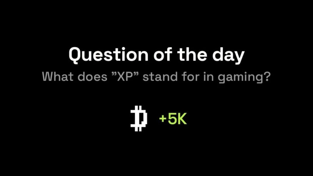 Dropee question of the day code 03 January What does “XP” stand for in gaming?