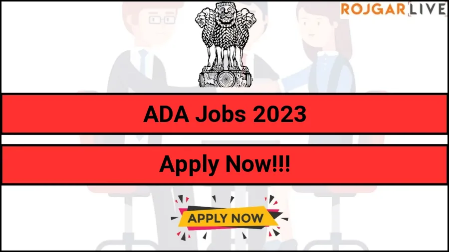 ADA Consultant Recruitment 2023 Apply Online for 1 Job Vacancies 18.Nov.2023