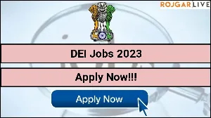DEI Recruitment 2023: Application Invites for Project Scientist, Junior Research Fellow Notification in Agra 29/11/2023