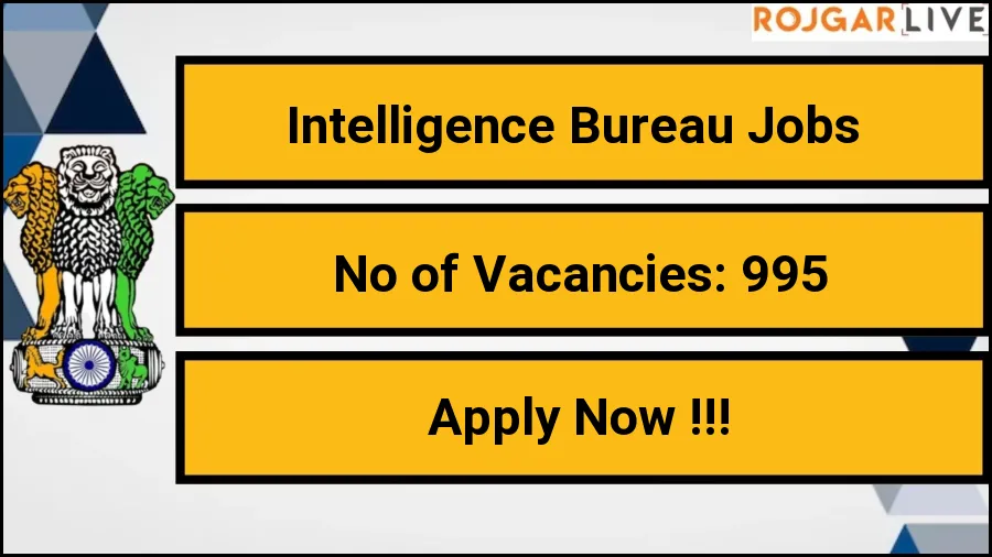 Intelligence Bureau Recruitment 2023 Latest Job Vacanices for ACIO II\/ Executive - Apply Online