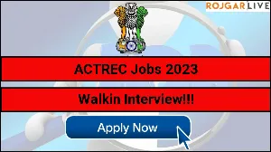 ACTREC Recruitment 2023 Walk-in Interview for 1 Senior Research Fellow 