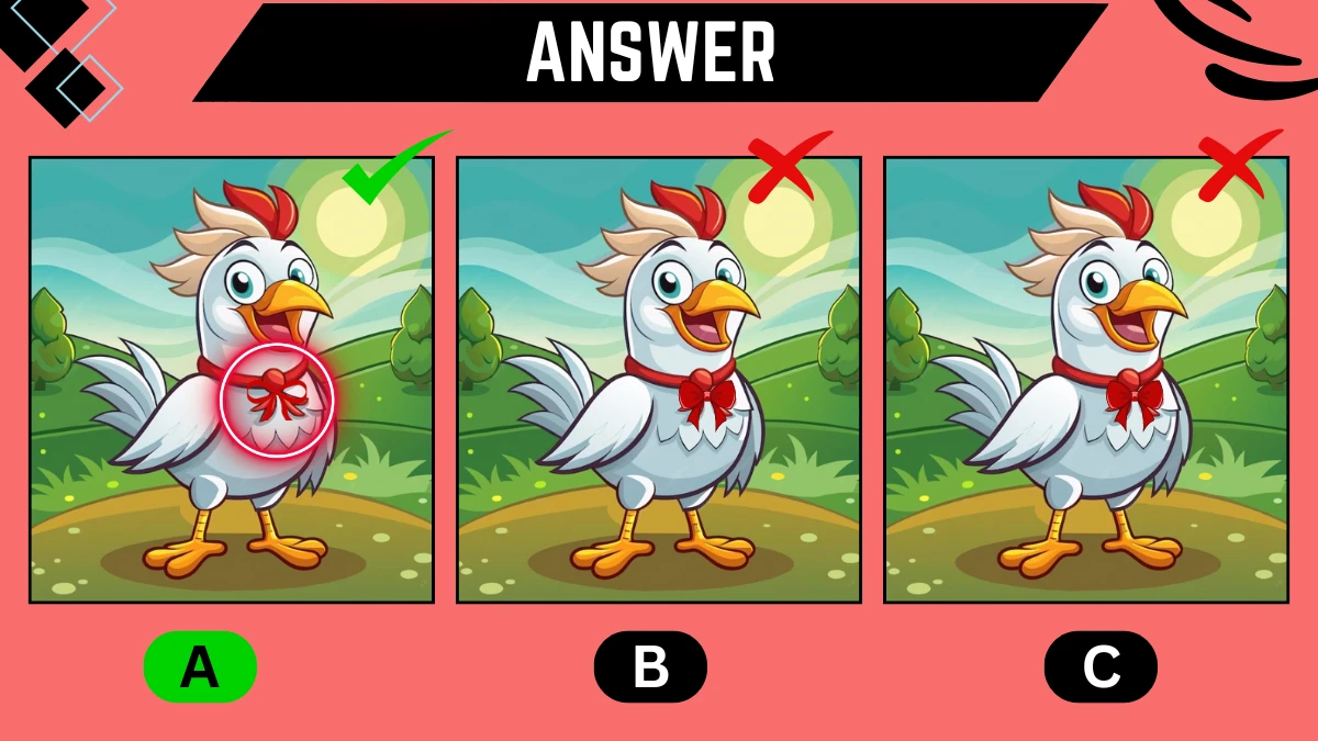 Observation Brain Challenge: 97% of people have failed to spot the different one in 10 Secs