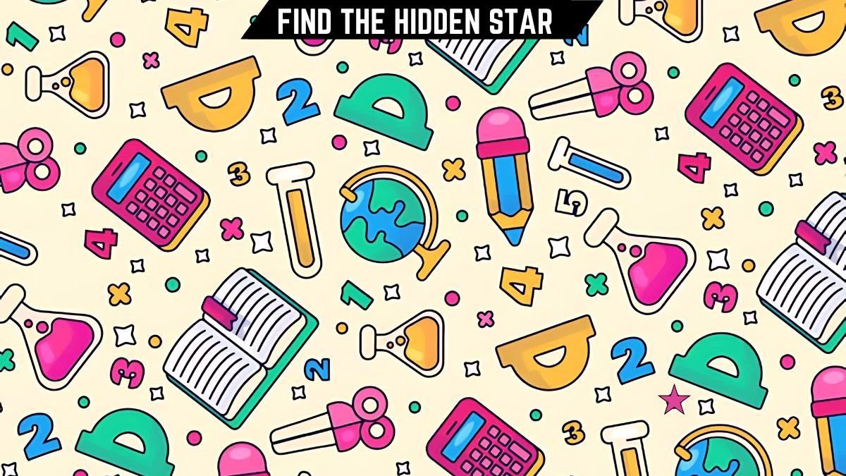 Picture Puzzle IQ Test: Find the Hidden Star in 6 seconds!