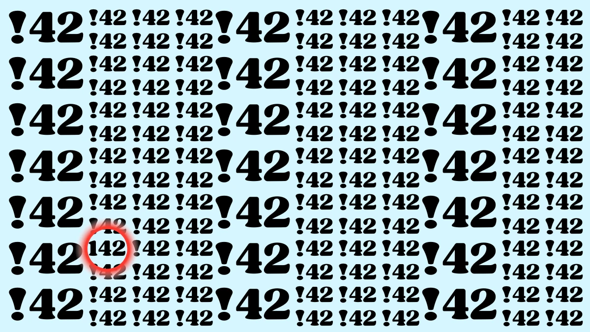 Observation Brain Challenge: Only 8K Vision Can Spot the 142 in 8 Secs