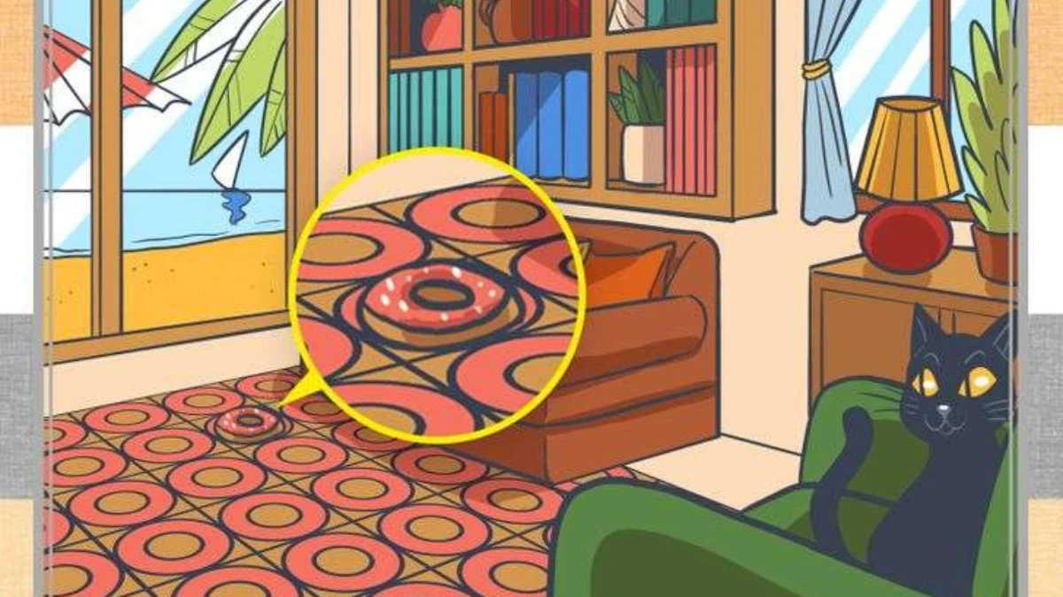 Optical Illusion Vision Test: Only 5% can spot the hidden Donut in the room in 9 Secs! Optical Illusion Vision Test: Only 5% can spot the hidden Donut in the room in 9 Secs!
