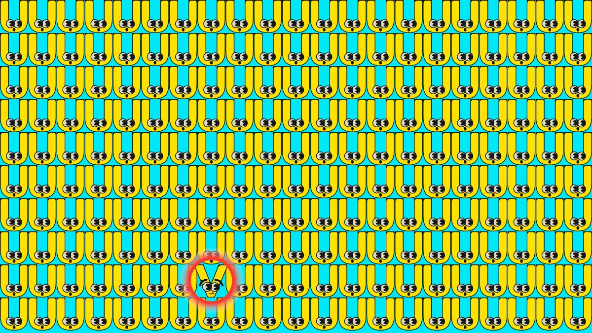 Observation Brain Test: Only Sharp Eyes Can Spot the Letter V in 8 Secs Observation Brain Test: Only Sharp Eyes Can Spot the Letter V in 8 Secs