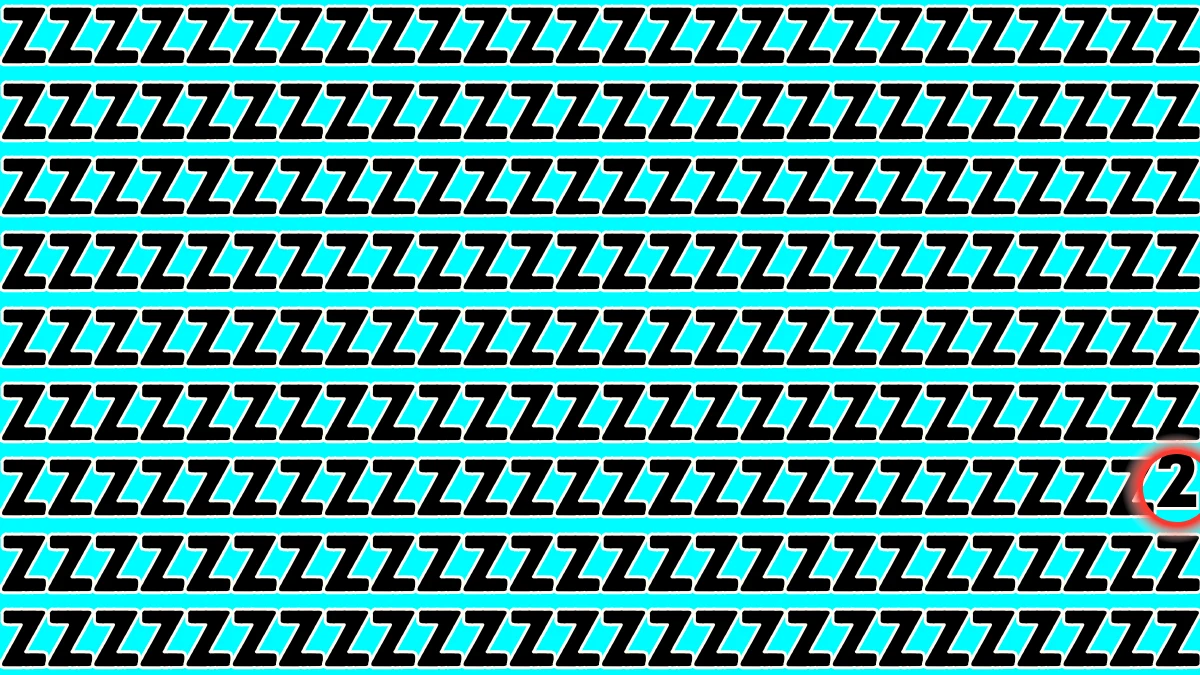 Optical Illusion Brain Test: Only the Sharpest Eyes Can Spot the Number 2 in 8 Secs