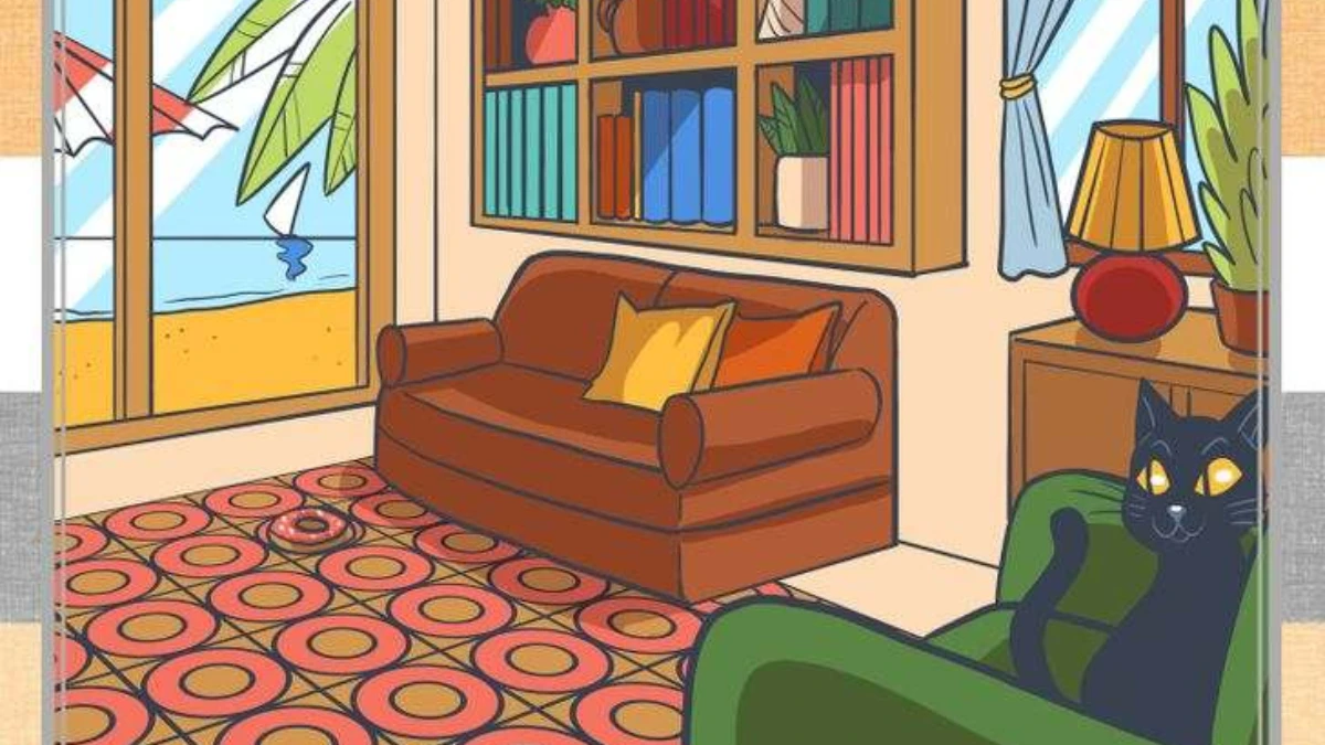 Optical Illusion Vision Test: Only 5% can spot the hidden Donut in the room in 9 Secs! Optical Illusion Vision Test: Only 5% can spot the hidden Donut in the room in 9 Secs!