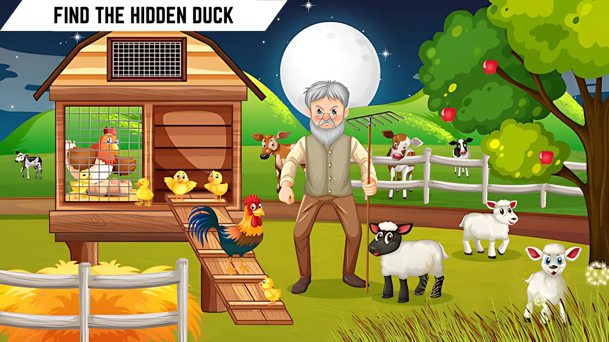 Optical illusion Visual Test: Only excellent vision Can Spot the Hidden Duck in 9 Secs Optical illusion Visual Test: Only excellent vision Can Spot the Hidden Duck in 9 Secs