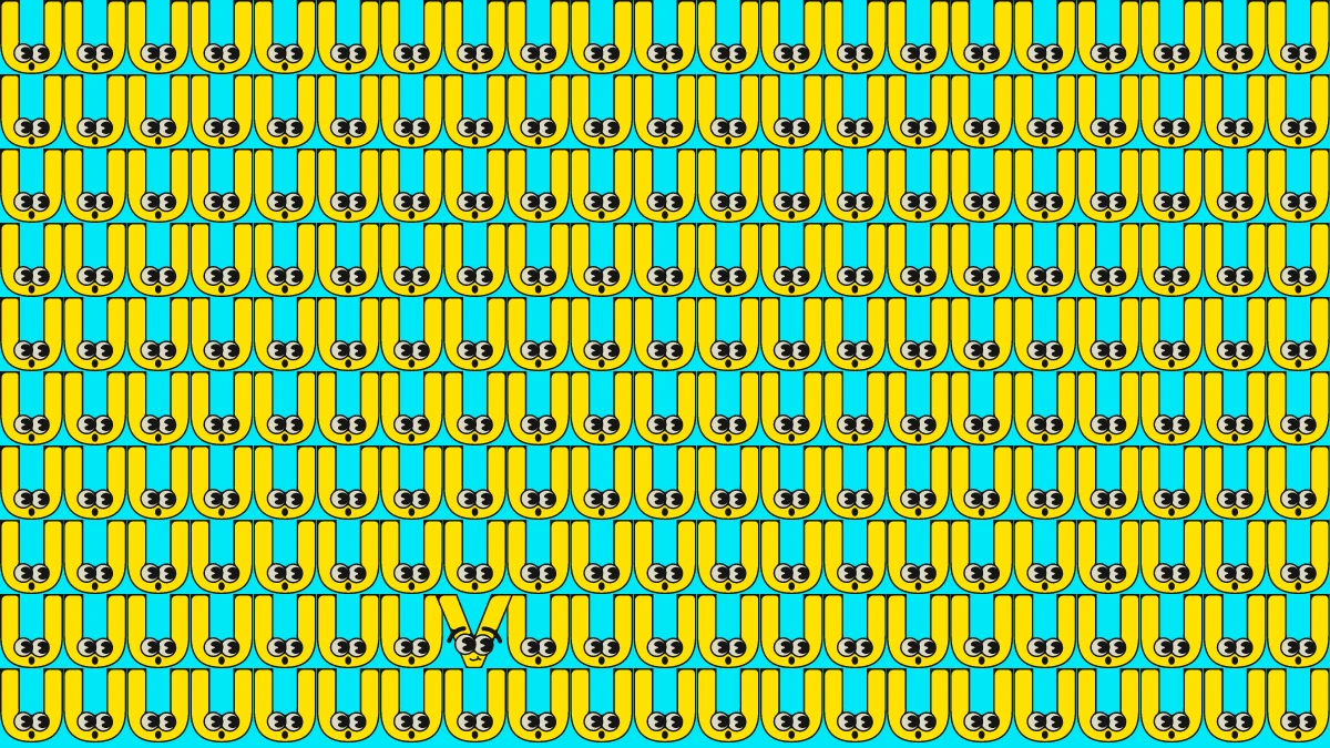 Observation Brain Test: Only Sharp Eyes Can Spot the Letter V in 8 Secs Observation Brain Test: Only Sharp Eyes Can Spot the Letter V in 8 Secs