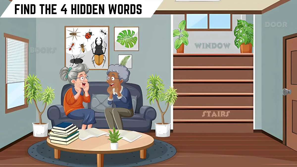 Puzzle IQ Test: Only 2 out of 5 Can Spot the 4 Hidden Words in this Image in 8 Secs Puzzle IQ Test: Only 2 out of 5 Can Spot the 4 Hidden Words in this Image in 8 Secs