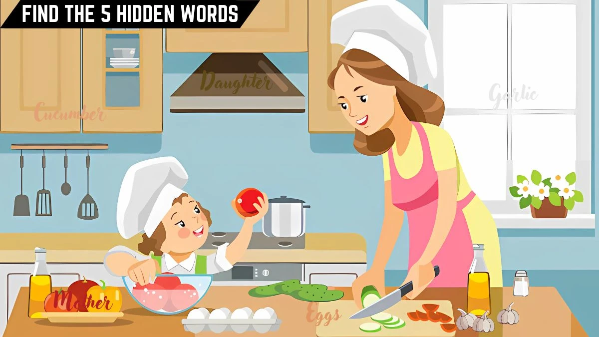 Brain-Teaser IQ Test: Only People With Sharp Eyes Can Spot the 5 Hidden Words in this Kitchen Image in 8 Secs Brain-Teaser IQ Test: Only People With Sharp Eyes Can Spot the 5 Hidden Words in this Kitchen Image in 8 Secs
