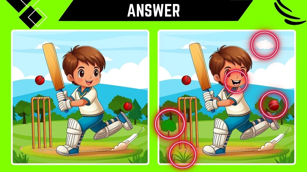Optical Illusion Spot the Difference Game: Only Genius with Sharp Eyes Can Spot the 5 Differences in this Boy Image in 10 Secs