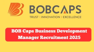 BOB Caps Business Development Manager Recruitment 2025 Notification Out Apply Offline for 63 Posts