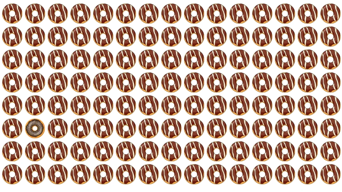Brain Teaser: केवल तीक्ष्ण दृष्टि वाले लोग ही 7 सेकंड में अजीब डोनट को पहचान सकते हैं Brain Teaser: केवल तीक्ष्ण दृष्टि वाले लोग ही 7 सेकंड में अजीब डोनट को पहचान सकते हैं