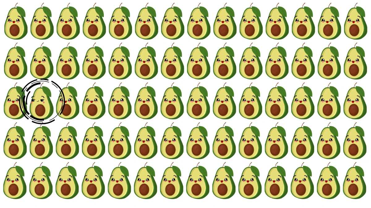 Brain Teaser Odd One Puzzle: 7 सेकंड में अजीब एवोकैडो खोजें Brain Teaser Odd One Puzzle: 7 सेकंड में अजीब एवोकैडो खोजें