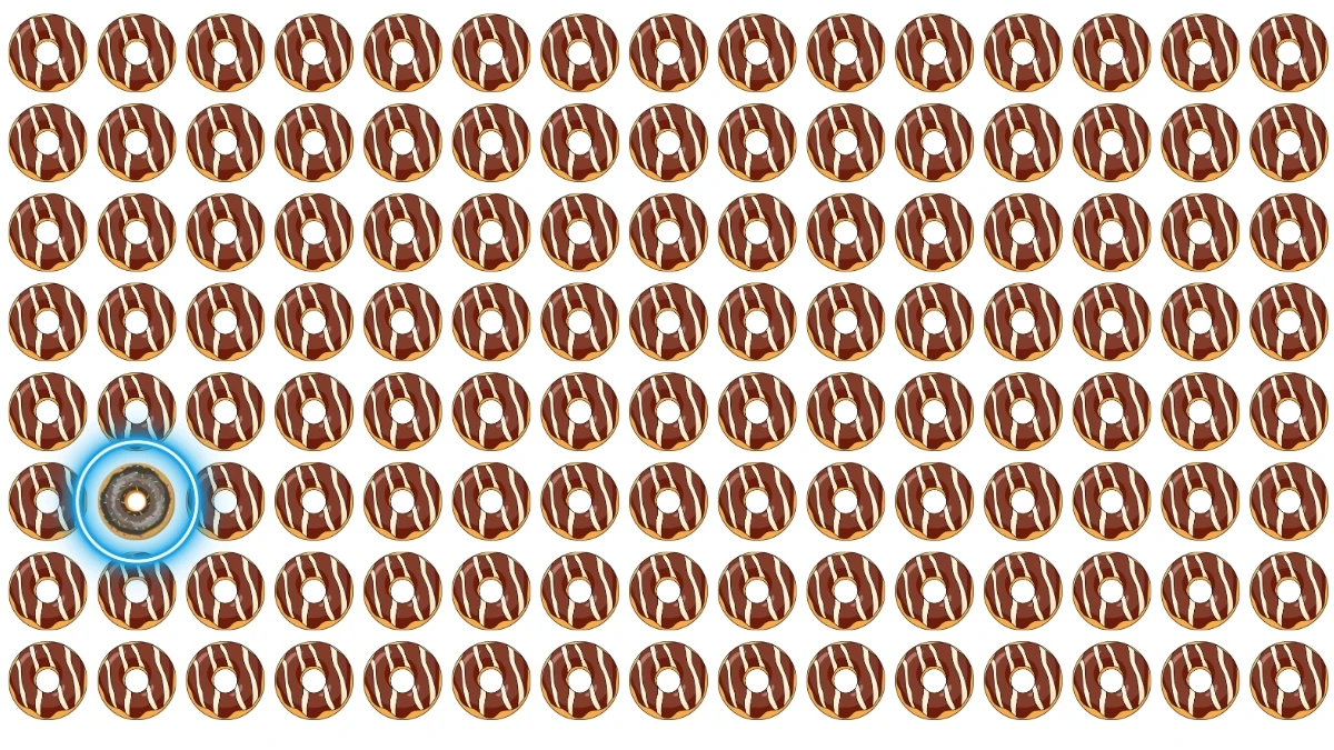 Brain Teaser: केवल तीक्ष्ण दृष्टि वाले लोग ही 7 सेकंड में अजीब डोनट को पहचान सकते हैं Brain Teaser: केवल तीक्ष्ण दृष्टि वाले लोग ही 7 सेकंड में अजीब डोनट को पहचान सकते हैं