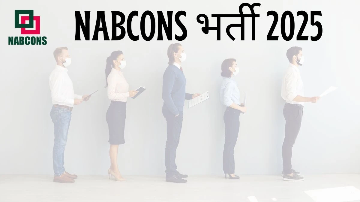 NABCONS Associate Consultant भर्ती 2025 अधिसूचना जारी: पात्रता, वेतन, रिक्तियां और अन्य विवरण देखें NABCONS Associate Consultant भर्ती 2025 अधिसूचना जारी: पात्रता, वेतन, रिक्तियां और अन्य विवरण देखें