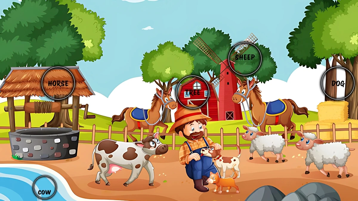 Picture Puzzle IQ Test: 10 में से केवल 5 लोग ही 9 सेकंड में 5 छिपे हुए शब्दों को पहचान सकते हैं Brain Teaser image