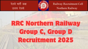 RRC Northern Railway Group C, Group D Recruitment 2025 Notification Out Apply Online for 23 Posts