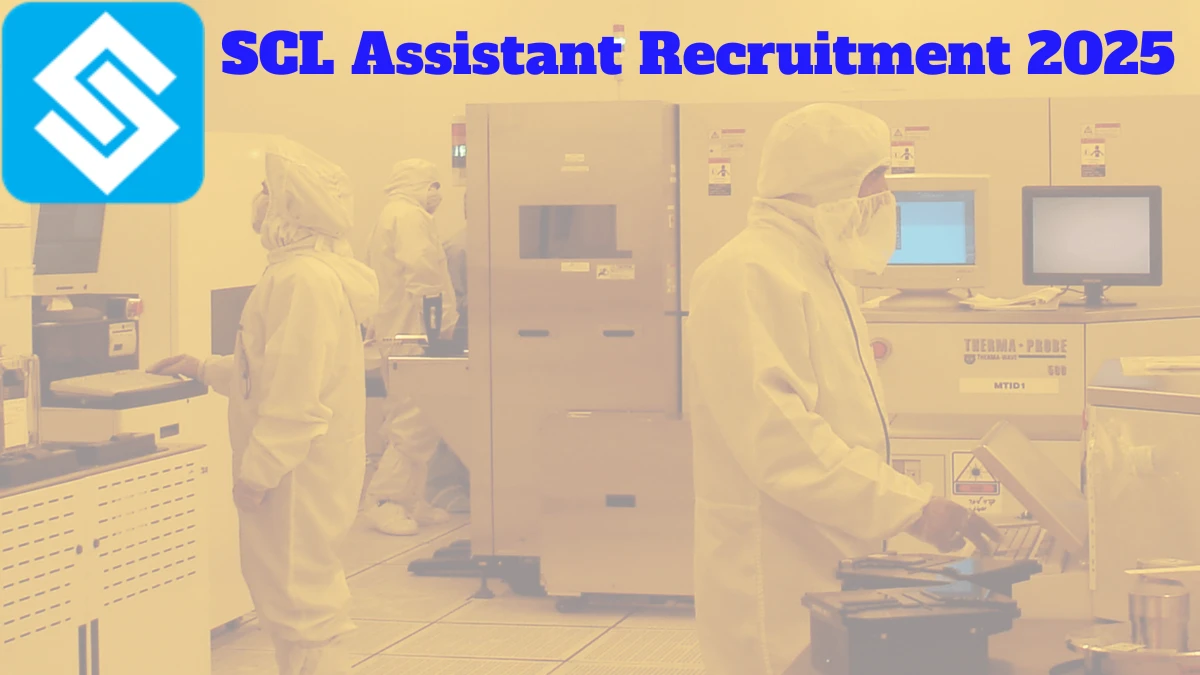 SCL Assistant Recruitment 2025 Notification Out Apply Online for 25 Posts SCL Assistant Recruitment 2025 Notification Out Apply Online for 25 Posts