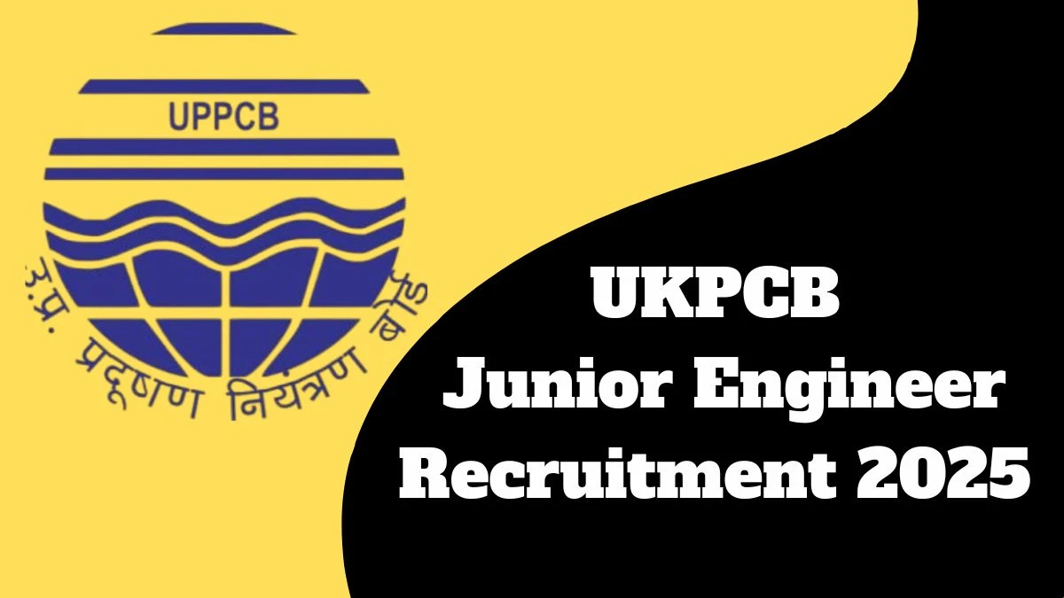 UKPCB Junior Engineer Recruitment 2025 Notification Out Apply Offline for 12 Posts UKPCB Junior Engineer Recruitment 2025 Notification Out Apply Offline for 12 Posts