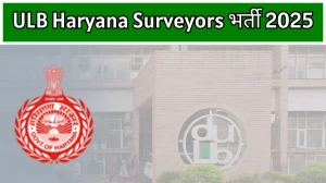 ULB Haryana Surveyors भर्ती 2025 अधिसूचना जारी: पात्रता, वेतन, रिक्तियां और अन्य विवरण देखें