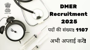 DMER Recruitment 2025 – 1107 Posts, Online Form Out at med-edu.in