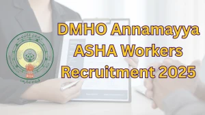 DMHO Annamayya Recruitment 2025 – 1294 Posts, Offline Form Out at annamayya.ap.gov.in DMHO Annamayya Recruitment 2025 – 1294 Posts, Offline Form Out at annamayya.ap.gov.in