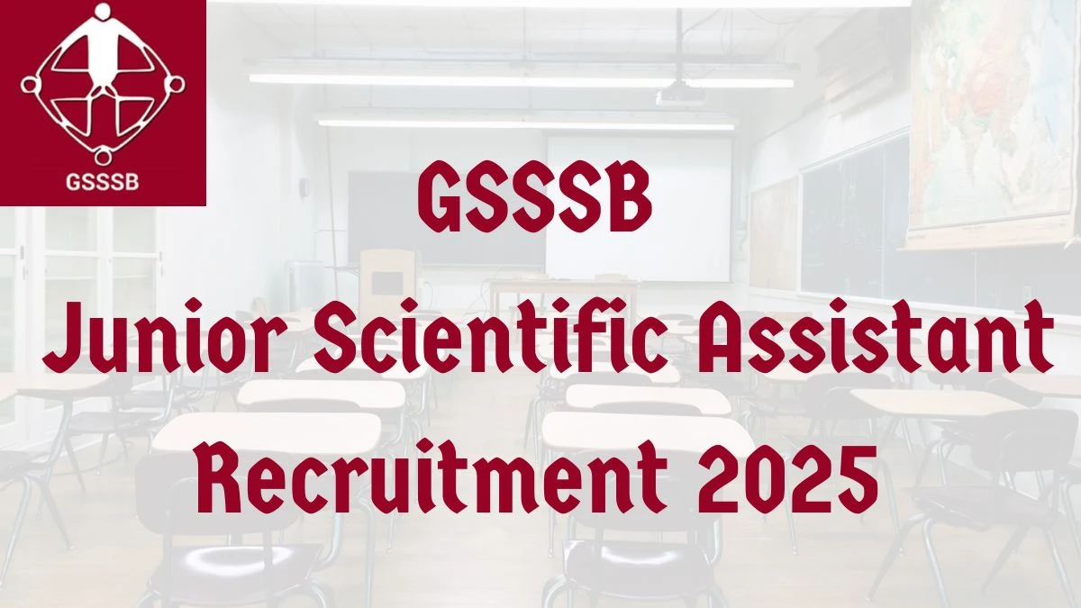 GSSSB Recruitment 2025 – 54 Posts, Online Form Out at gsssb.gujarat.gov.in GSSSB Recruitment 2025 – 54 Posts, Online Form Out at gsssb.gujarat.gov.in