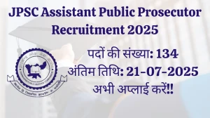 JPSC Recruitment 2025 – 134 Posts, Online Form Out at jpsc.gov.in