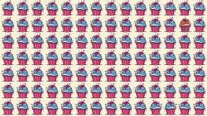 Optical Illusion Visual Test: क्या आप 8 सेकंड में अजीब कपकेक पहचान सकते हैं?