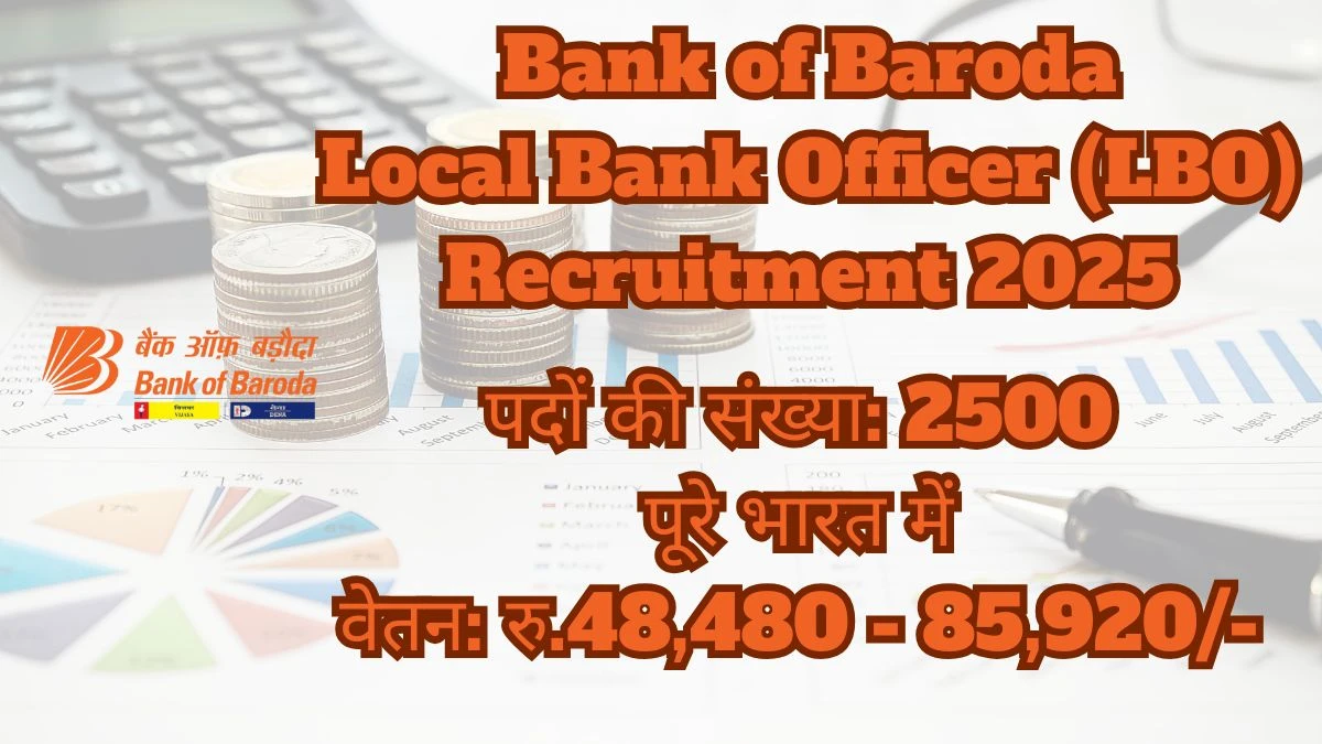 Bank of Baroda LBO Recruitment 2025 – 2500 Posts, Online Form Out at bankofbaroda.in Bank of Baroda LBO Recruitment 2025 – 2500 Posts, Online Form Out at bankofbaroda.in