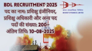 BDL Recruitment 2025 – 212 Posts, Online Form Out at bdl-india.in