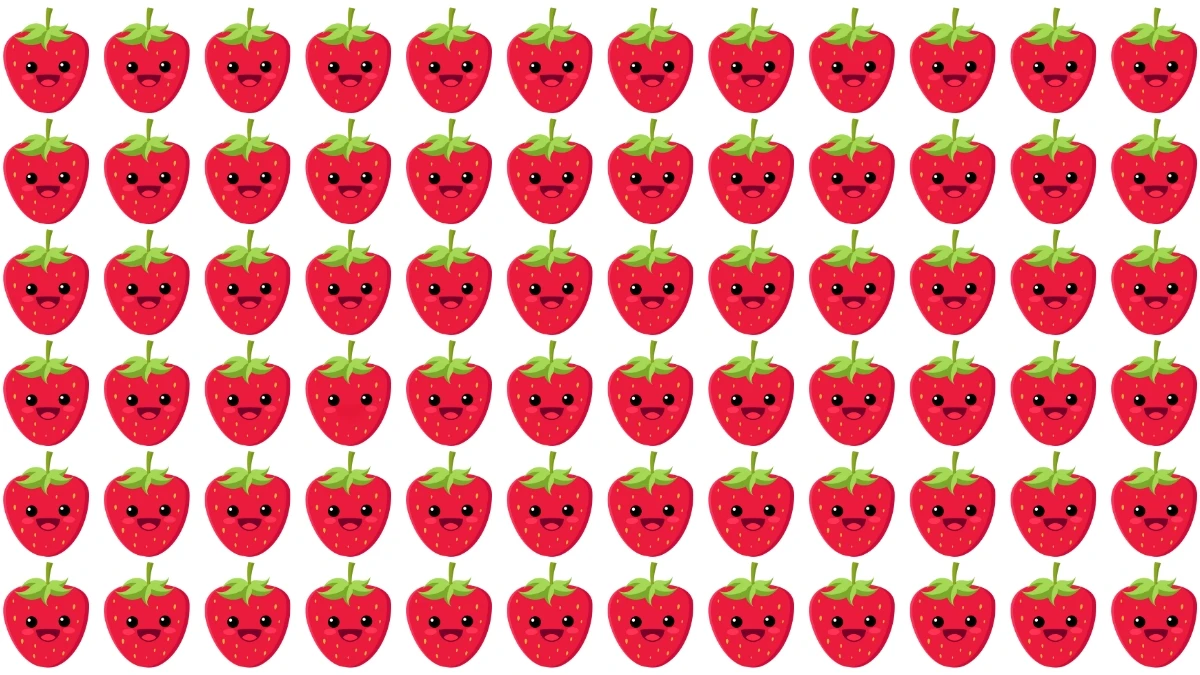 Brain Teaser: 9 सेकंड में अजीब स्ट्रॉबेरी ढूंढें