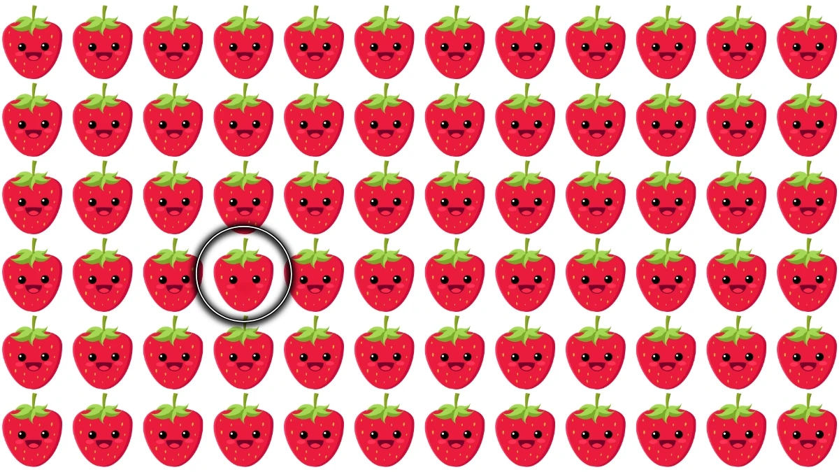Brain Teaser: 9 सेकंड में अजीब स्ट्रॉबेरी ढूंढें
