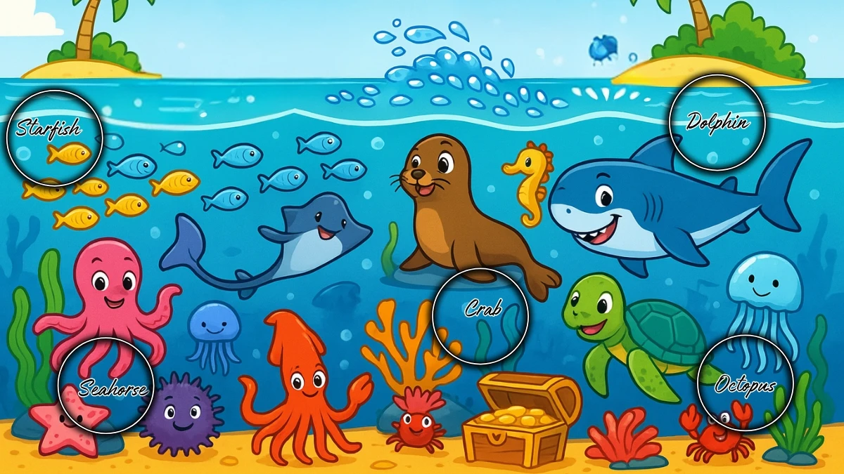 Brain Teaser: सिर्फ़ तेज़ दिमाग ही 5 छिपे हुए शब्द खोज सकते हैं