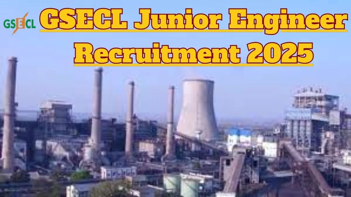 GSECL Junior Engineer Recruitment 2025 – 135 Posts, Online Form Out at gsecl.in