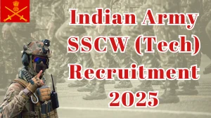 Indian Army SSCW (Tech) Recruitment 2025 – 31 Posts, Online Form Out at joinindianarmy.nic.in
