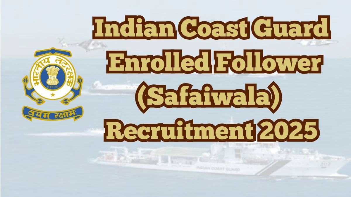 Indian Coast Guard Nursing Tutor Recruitment 2025 – 09 Posts, Offline Form Out at joinindiancoastguard.cdac.in Indian Coast Guard Nursing Tutor Recruitment 2025 – 09 Posts, Offline Form Out at joinindiancoastguard.cdac.in