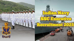 Indian Navy SSC Executive Recruitment 2025 – 15 Posts, Online Form Out at joinindiannavy.gov.in