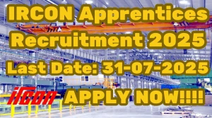IRCON Apprentices Recruitment 2025 – 30 Posts, Online Form Out at ircon.org