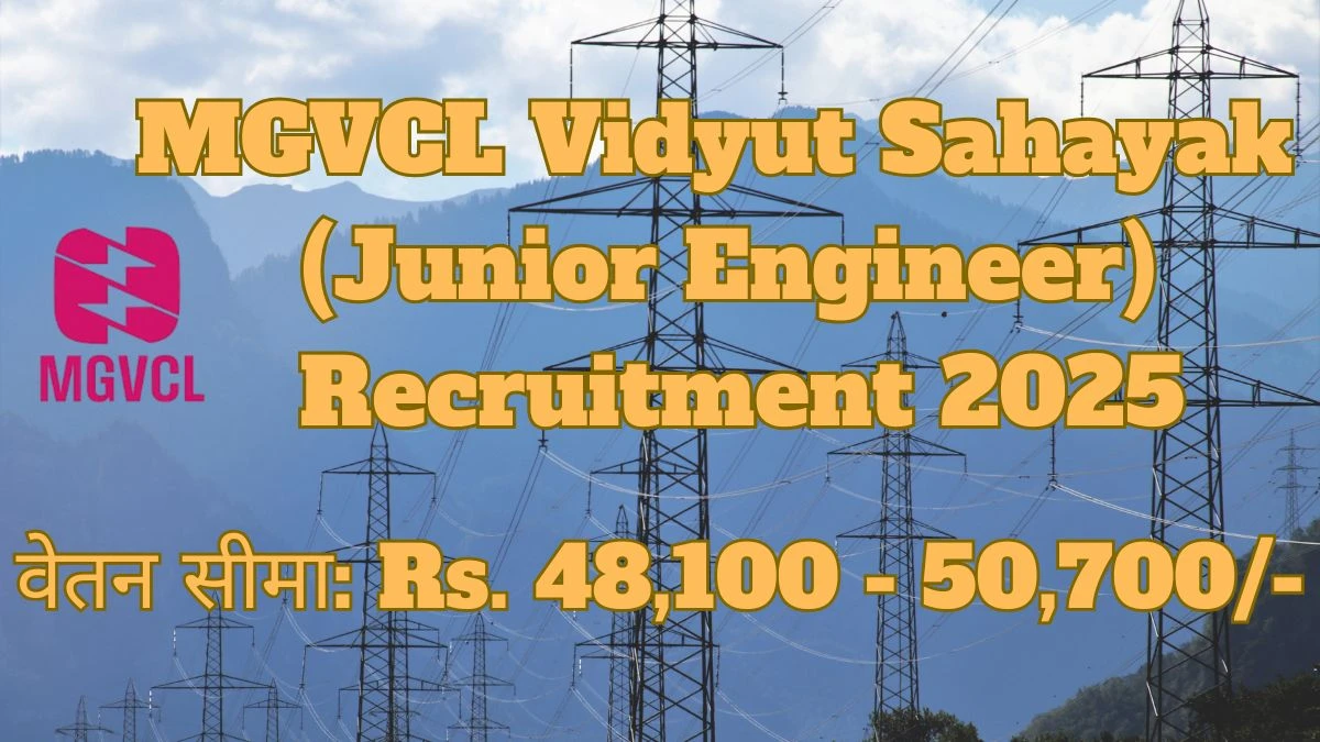 MGVCL Vidyut Sahayak Recruitment 2025 – 62 Posts, Online Form Out at mgvcl.com MGVCL Vidyut Sahayak Recruitment 2025 – 62 Posts, Online Form Out at mgvcl.com